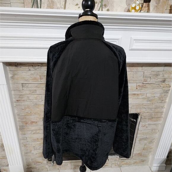Free Country‎ black super soft fleece jacket plus size 2X new!! - Picture 3 of 8